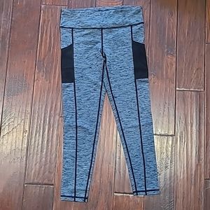 Mono b Grey and Black Yoga Pants